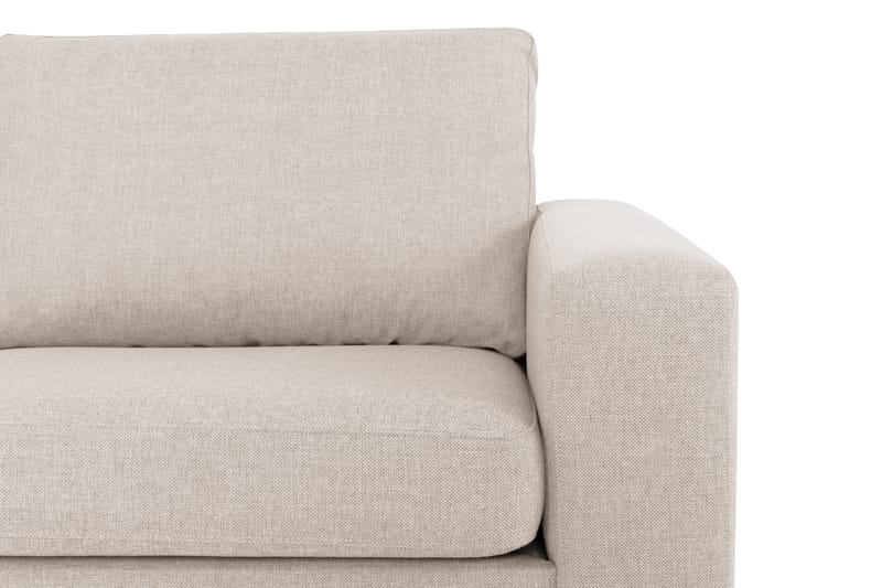 Crazy 3-sits Vänstervänd L-formad Schäslongsoffa i Tyg - Beige - Möbler - Vardagsrum - Soffor - Divansoffa & schäslong