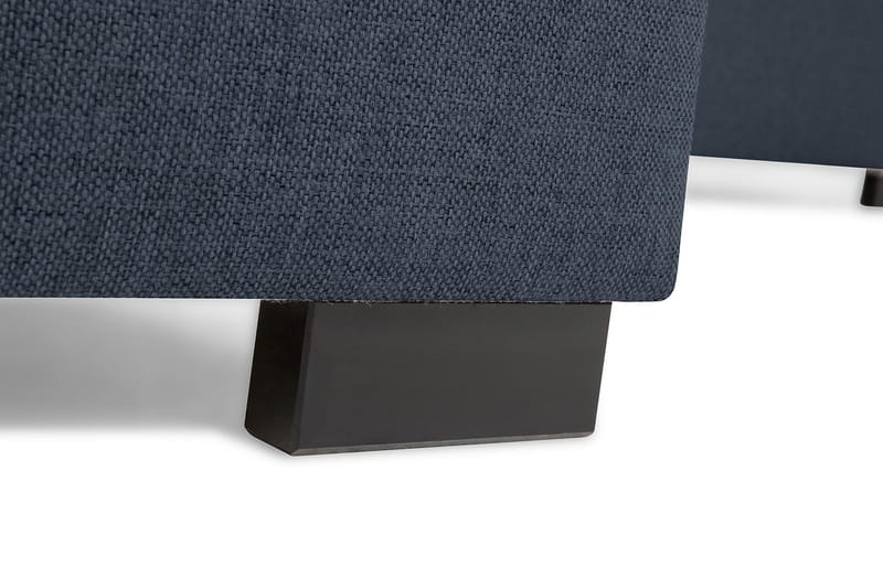 Crazy 3-sits Vänstervänd L-formad Schäslongsoffa i Tyg - Blå - Möbler - Vardagsrum - Soffor - Divansoffa & schäslong