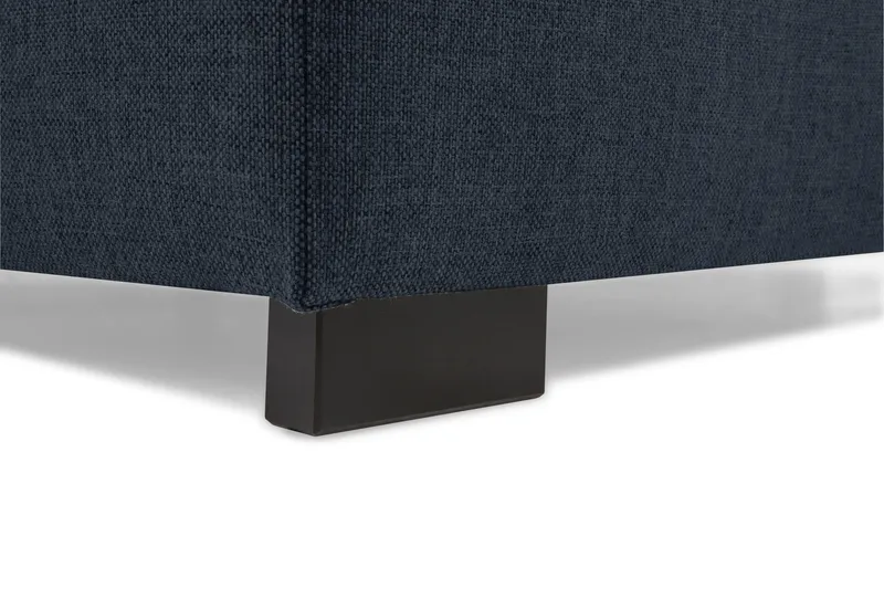 Crazy 3-sits Vänstervänd L-formad Schäslongsoffa i Tyg - Blå - Möbler - Vardagsrum - Soffor - Divansoffa & schäslong