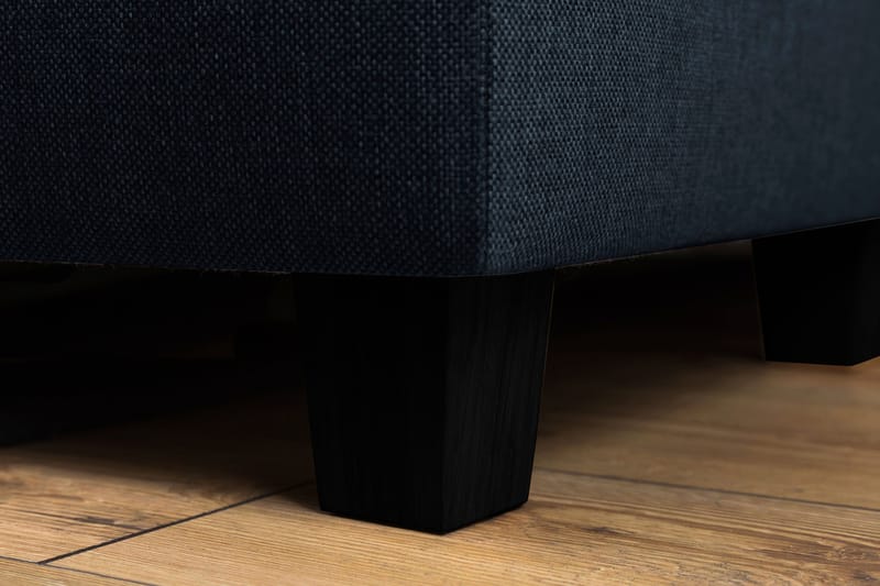 Crazy 3-sits Vänstervänd L-formad Schäslongsoffa i Tyg - Blå - Möbler - Vardagsrum - Soffor - Divansoffa & schäslong