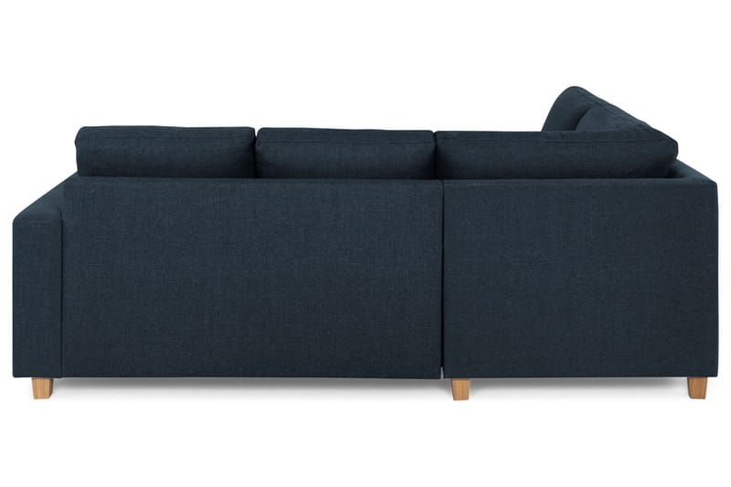 Crazy 3-sits Vänstervänd L-formad Schäslongsoffa i Tyg - Blå - Möbler - Vardagsrum - Soffor - Divansoffa & schäslong