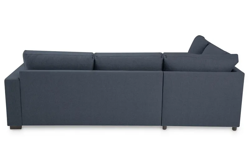 Crazy 3-sits Vänstervänd L-formad Schäslongsoffa i Tyg - Blå - Möbler - Vardagsrum - Soffor - Divansoffa & schäslong