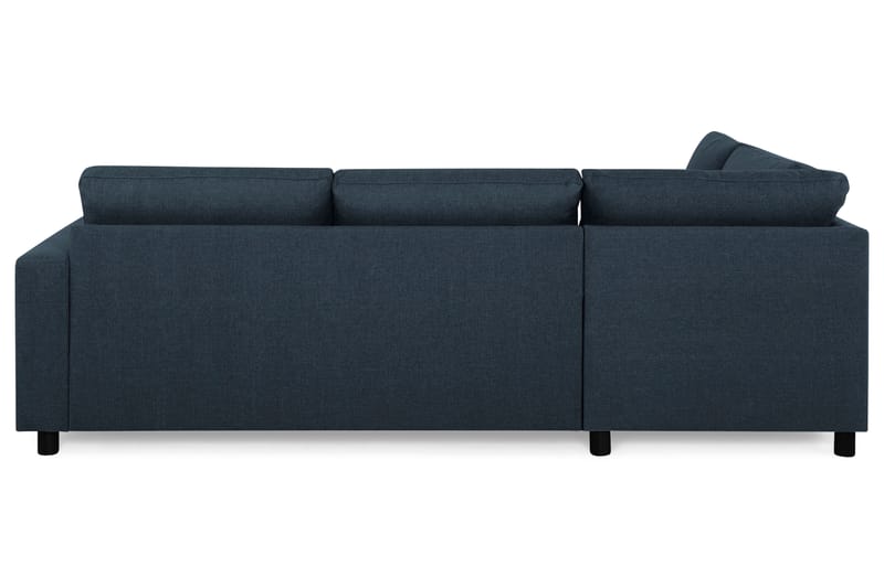 Crazy 3-sits Vänstervänd L-formad Schäslongsoffa i Tyg - Blå - Möbler - Vardagsrum - Soffor - Divansoffa & schäslong