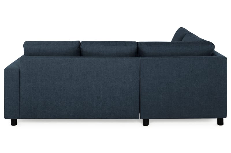 Crazy 3-sits Vänstervänd L-formad Schäslongsoffa i Tyg - Blå - Möbler - Vardagsrum - Soffor - Divansoffa & schäslong