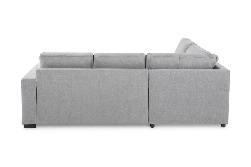 Crazy 3-sits Vänstervänd L-formad Schäslongsoffa i Tyg - Grå - Möbler - Vardagsrum - Soffor - Divansoffa & schäslong
