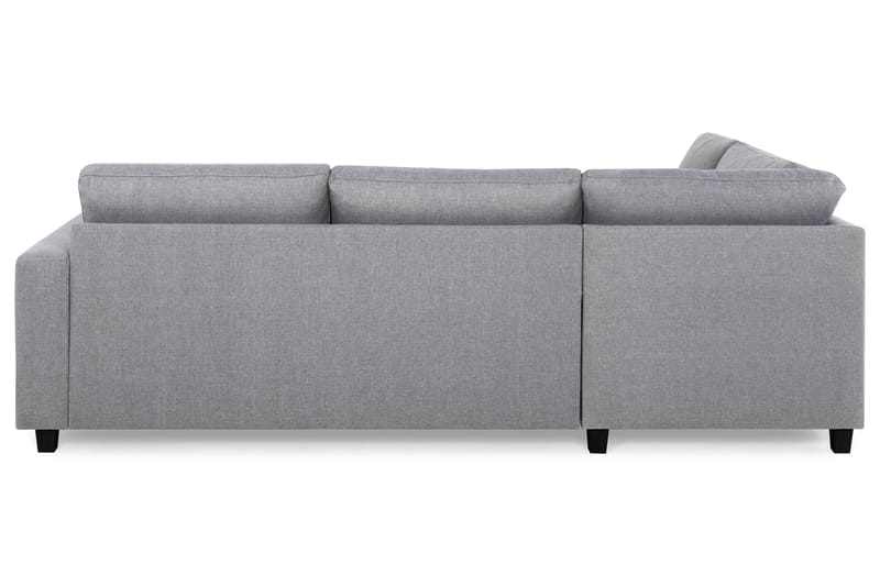 Crazy 3-sits Vänstervänd L-formad Schäslongsoffa i Tyg - Grå - Möbler - Vardagsrum - Soffor - Divansoffa & schäslong