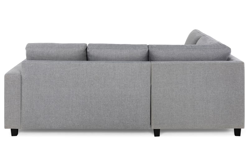 Crazy 3-sits Vänstervänd L-formad Schäslongsoffa i Tyg - Grå - Möbler - Vardagsrum - Soffor - Divansoffa & schäslong