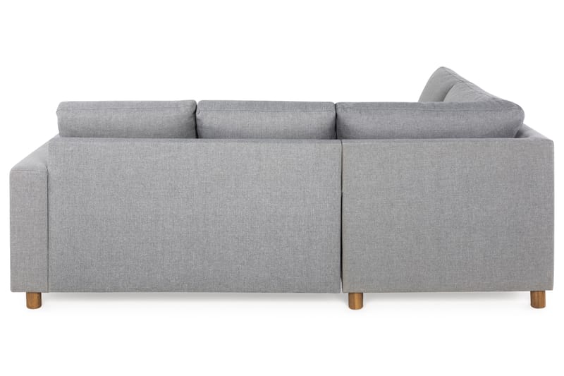 Crazy 3-sits Vänstervänd L-formad Schäslongsoffa i Tyg - Grå - Möbler - Vardagsrum - Soffor - Divansoffa & schäslong