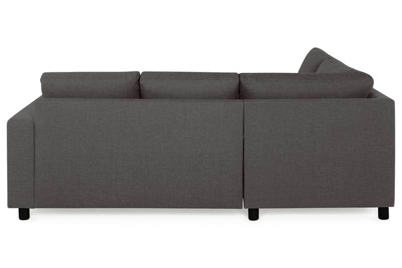 Crazy 3-sits Vänstervänd L-formad Schäslongsoffa i Tyg - Mörkgrå - Möbler - Vardagsrum - Soffor - Divansoffa & schäslong
