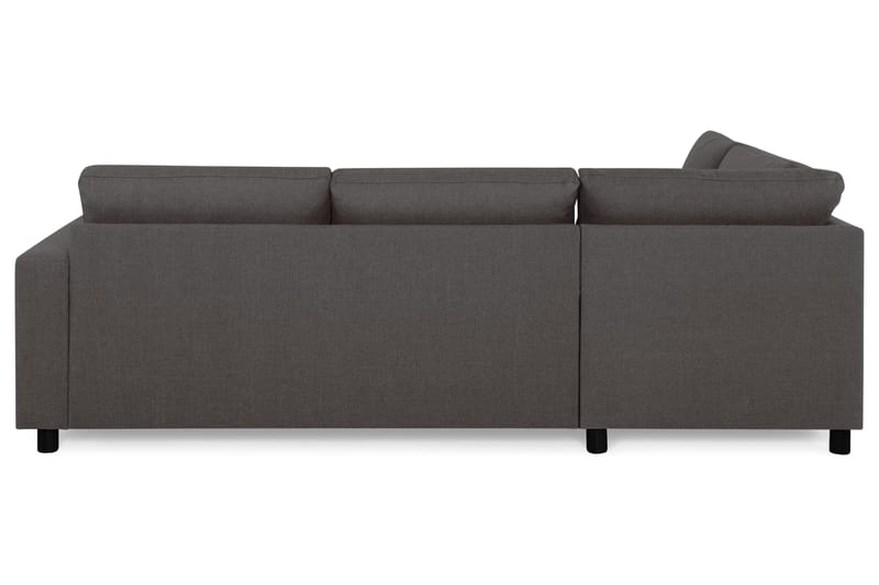 Crazy 3-sits Vänstervänd L-formad Schäslongsoffa i Tyg - Mörkgrå - Möbler - Vardagsrum - Soffor - Divansoffa & schäslong