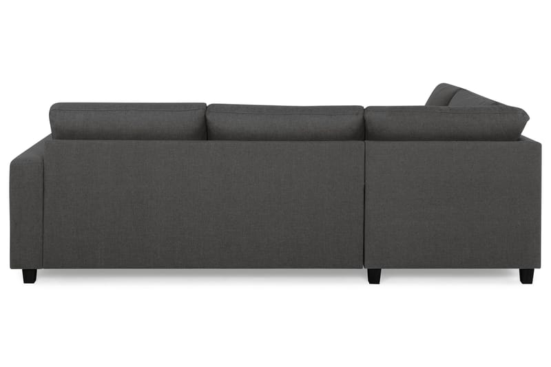 Crazy 3-sits Vänstervänd L-formad Schäslongsoffa i Tyg - Mörkgrå - Möbler - Vardagsrum - Soffor - Divansoffa & schäslong