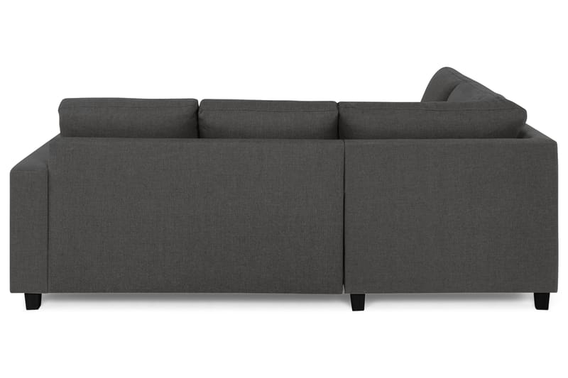 Crazy 3-sits Vänstervänd L-formad Schäslongsoffa i Tyg - Mörkgrå - Möbler - Vardagsrum - Soffor - Divansoffa & schäslong