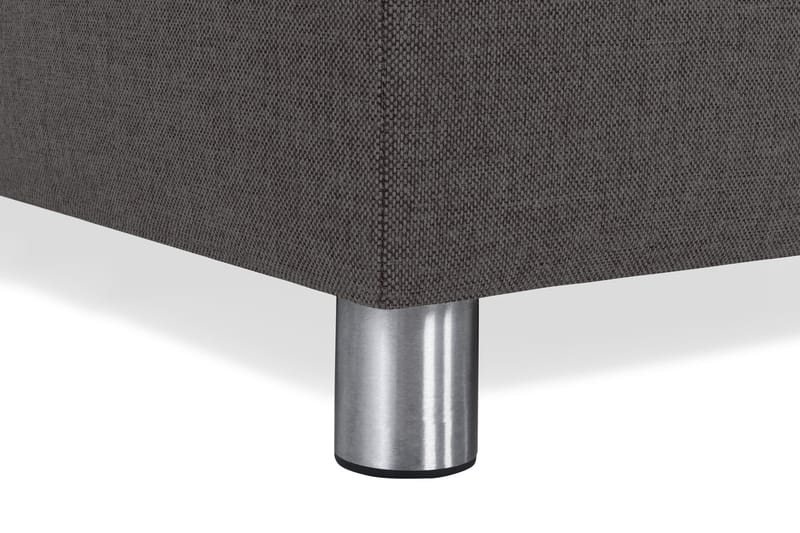 Crazy 3-sits Vänstervänd L-formad Schäslongsoffa i Tyg - Mörkgrå - Möbler - Vardagsrum - Soffor - Divansoffa & schäslong