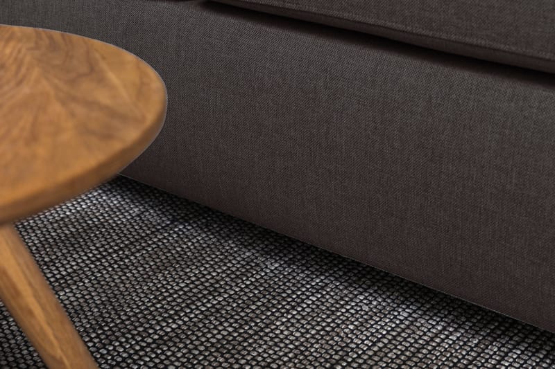 Crazy 3-sits Vänstervänd L-formad Schäslongsoffa i Tyg - Mörkgrå - Möbler - Vardagsrum - Soffor - Divansoffa & schäslong