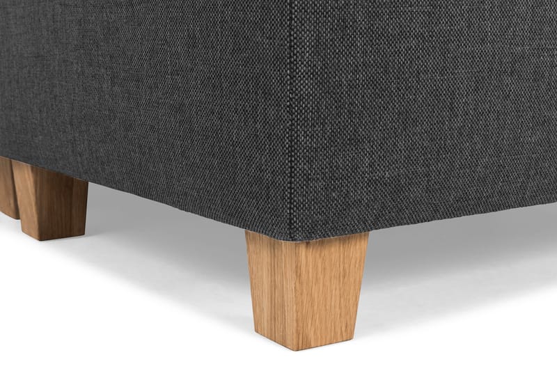 Crazy 4-sits Högervänd L-formad Schäslongsoffa i Tyg - Antracit - Möbler - Vardagsrum - Soffor - Divansoffa & schäslong