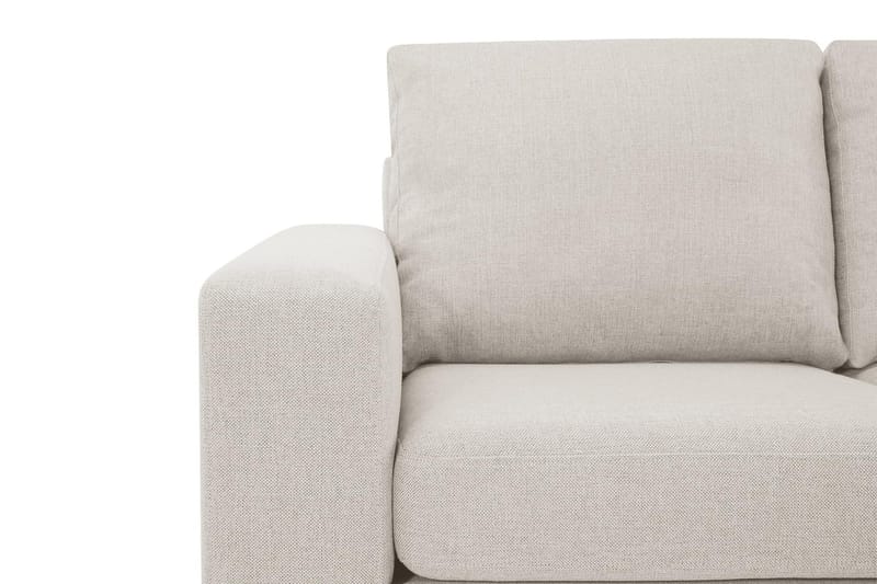 Crazy 4-sits Högervänd L-formad Schäslongsoffa i Tyg - Beige - Möbler - Vardagsrum - Soffor - Divansoffa & schäslong