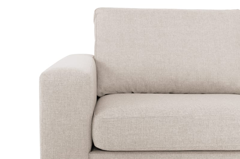 Crazy 4-sits Högervänd L-formad Schäslongsoffa i Tyg - Beige - Möbler - Vardagsrum - Soffor - Divansoffa & schäslong