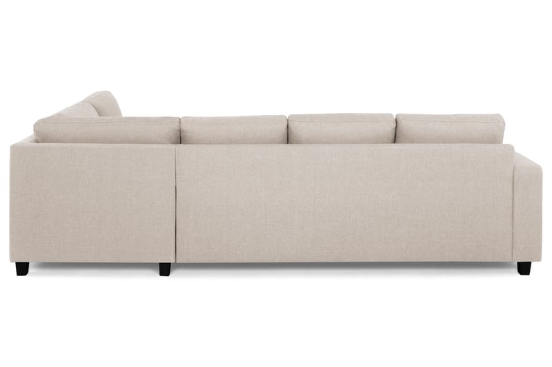 Crazy 4-sits Högervänd L-formad Schäslongsoffa i Tyg - Beige - Möbler - Vardagsrum - Soffor - Divansoffa & schäslong