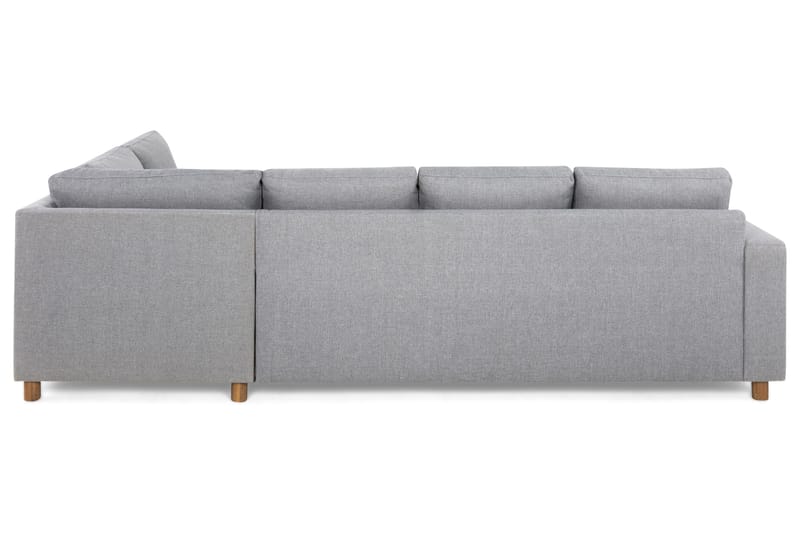 Crazy 4-sits Högervänd L-formad Schäslongsoffa i Tyg - Grå - Möbler - Vardagsrum - Soffor - Divansoffa & schäslong