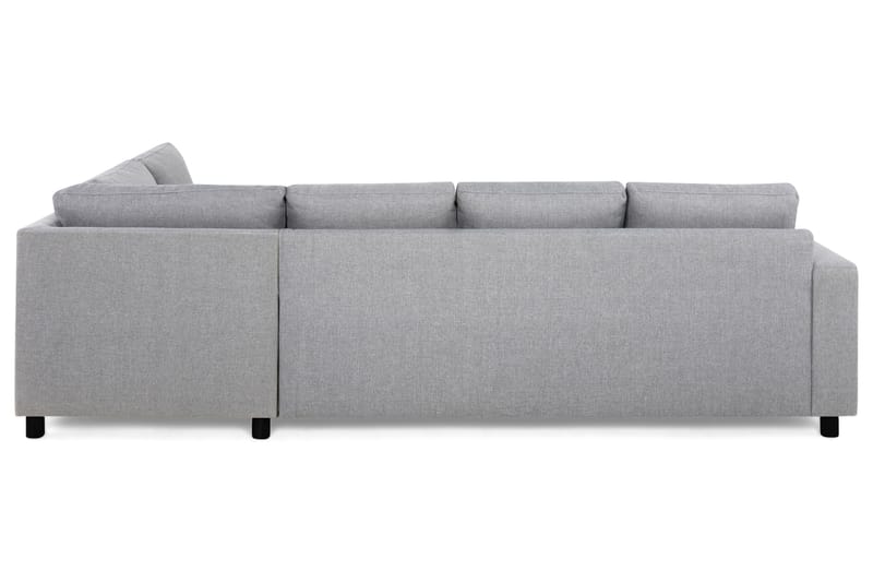 Crazy 4-sits Högervänd L-formad Schäslongsoffa i Tyg - Grå - Möbler - Vardagsrum - Soffor - Divansoffa & schäslong