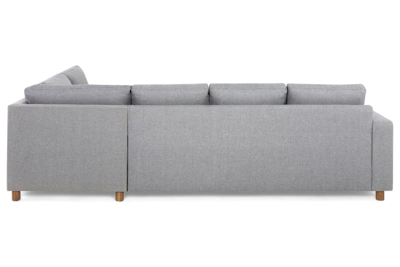 Crazy 4-sits Högervänd L-formad Schäslongsoffa i Tyg - Grå - Möbler - Vardagsrum - Soffor - Divansoffa & schäslong