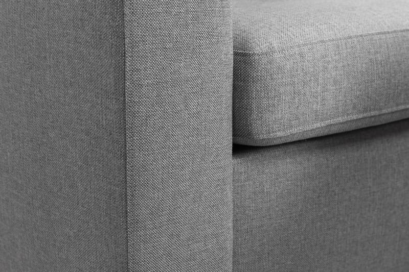 Crazy 4-sits Högervänd L-formad Schäslongsoffa i Tyg - Grå - Möbler - Vardagsrum - Soffor - Divansoffa & schäslong