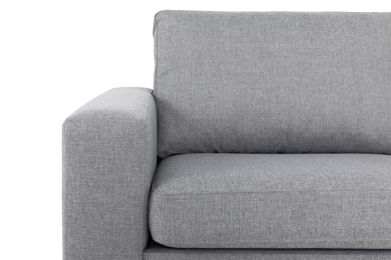 Crazy 4-sits Högervänd L-formad Schäslongsoffa i Tyg - Grå - Möbler - Vardagsrum - Soffor - Divansoffa & schäslong