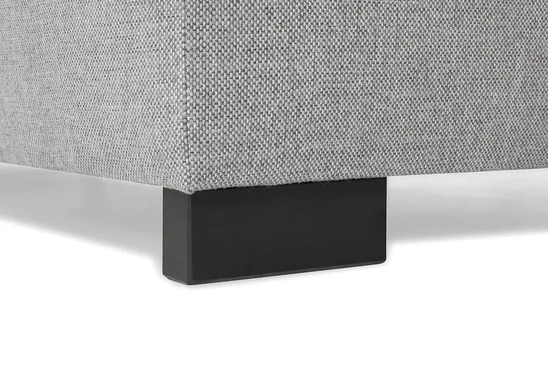 Crazy 4-sits Högervänd L-formad Schäslongsoffa i Tyg - Grå - Möbler - Vardagsrum - Soffor - Divansoffa & schäslong