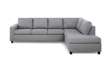 Crazy 4-sits Högervänd L-formad Schäslongsoffa i Tyg