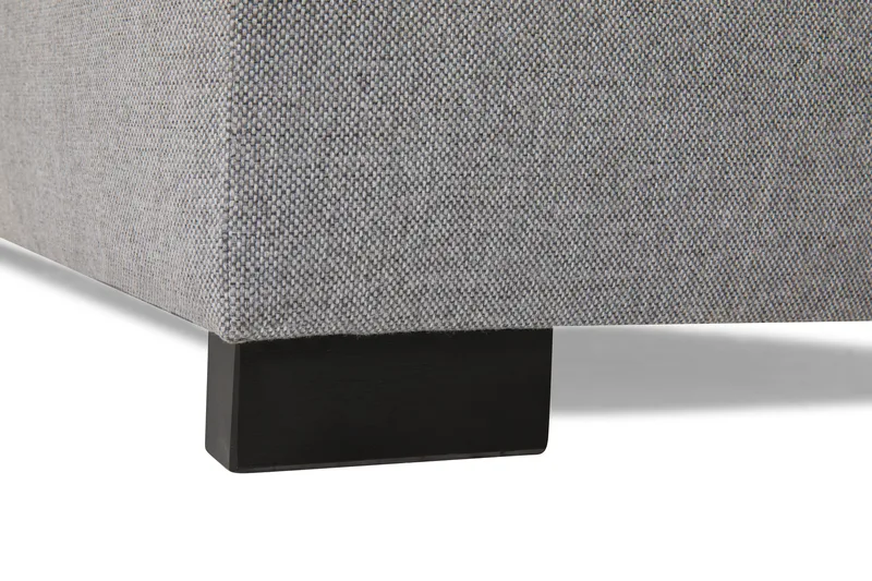 Crazy 4-sits Högervänd L-formad Schäslongsoffa i Tyg inkl Kuvertkuddar - Grå - Möbler - Vardagsrum - Soffor - Divansoffa & schäslong