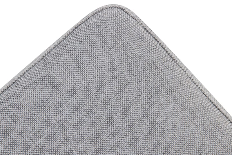 Crazy 4-sits Högervänd L-formad Schäslongsoffa i Tyg inkl Kuvertkuddar - Grå - Möbler - Vardagsrum - Soffor - Divansoffa & schäslong