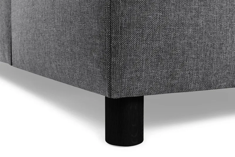 Crazy 4-sits Högervänd L-formad Schäslongsoffa i Tyg - Mörkgrå - Möbler - Vardagsrum - Soffor - Divansoffa & schäslong