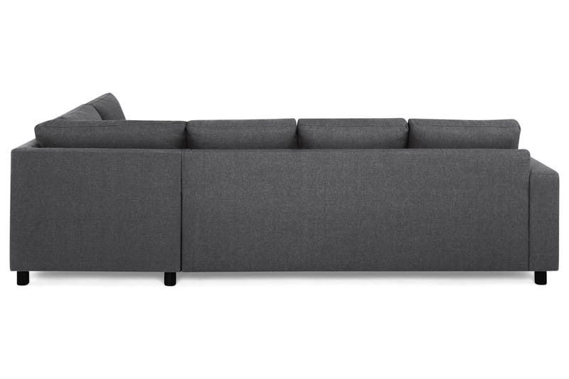 Crazy 4-sits Högervänd L-formad Schäslongsoffa i Tyg - Mörkgrå - Möbler - Vardagsrum - Soffor - Divansoffa & schäslong