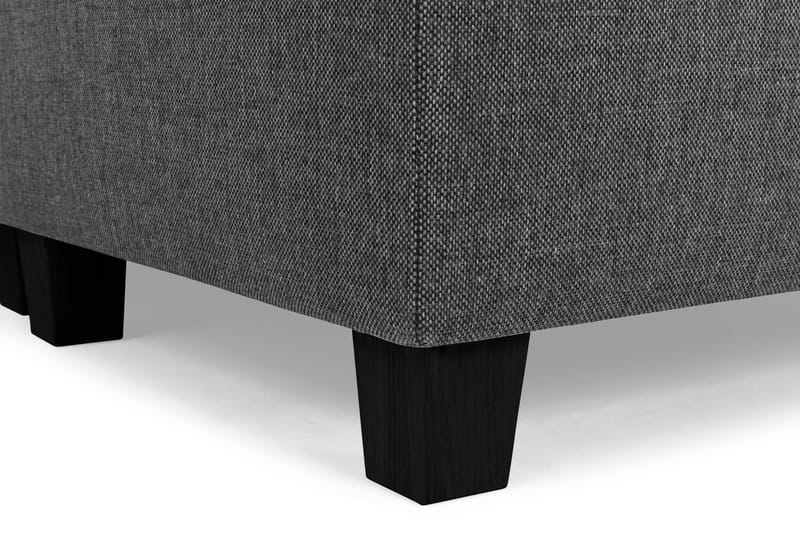 Crazy 4-sits Högervänd L-formad Schäslongsoffa i Tyg - Mörkgrå - Möbler - Vardagsrum - Soffor - Divansoffa & schäslong