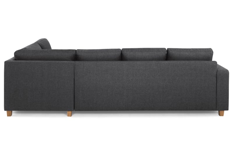 Crazy 4-sits Högervänd L-formad Schäslongsoffa i Tyg - Mörkgrå - Möbler - Vardagsrum - Soffor - Divansoffa & schäslong