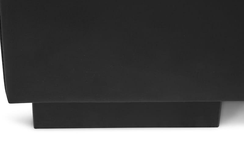 Crazy 4-sits Högervänd L-formad Schäslongsoffa i Tyg - Svart - Möbler - Vardagsrum - Soffor - Divansoffa & schäslong