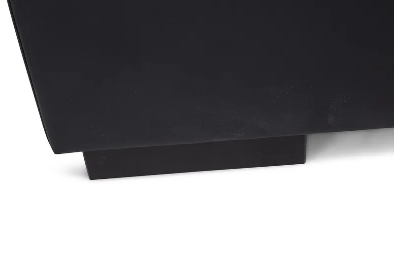 Crazy 4-sits Vändbar L-formad Divansoffa i Konstläder - Svart - Möbler - Vardagsrum - Soffor - Divansoffa & schäslong