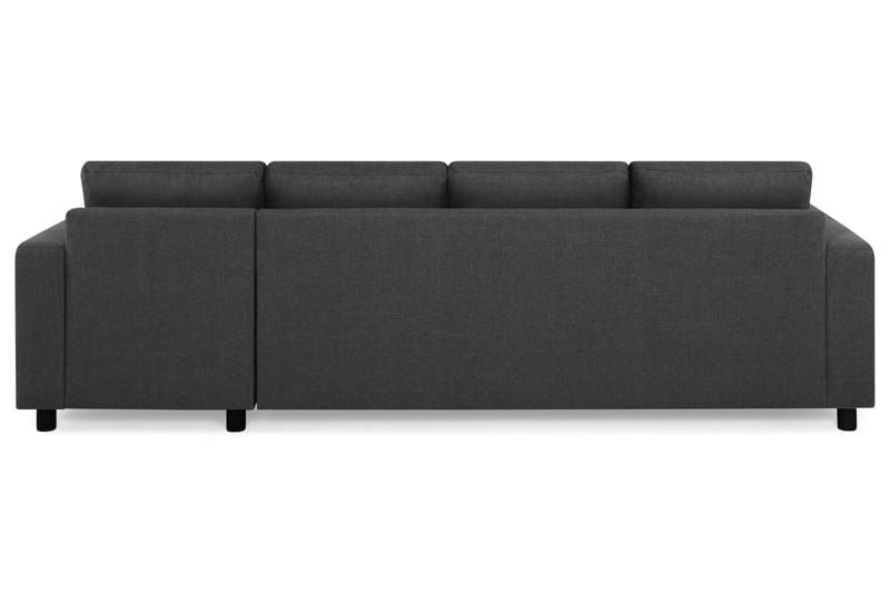 Crazy 4-sits Vändbar L-formad Divansoffa i Tyg - Antracit - Möbler - Vardagsrum - Soffor - Divansoffa & schäslong