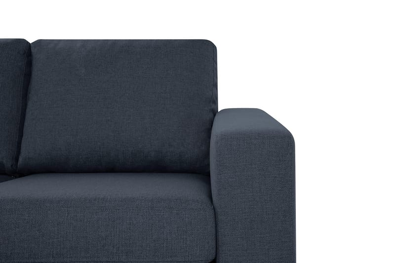 Crazy 4-sits Vändbar L-formad Divansoffa i Tyg - Blå - Möbler - Vardagsrum - Soffor - Divansoffa & schäslong
