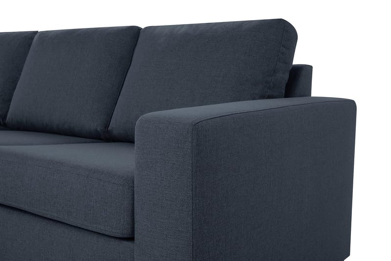 Crazy 4-sits Vändbar L-formad Divansoffa i Tyg - Blå - Möbler - Vardagsrum - Soffor - Divansoffa & schäslong