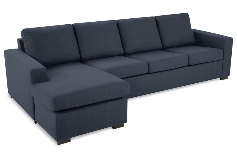 Crazy 4-sits Vändbar L-formad Divansoffa i Tyg - Blå - Möbler - Vardagsrum - Soffor - Divansoffa & schäslong