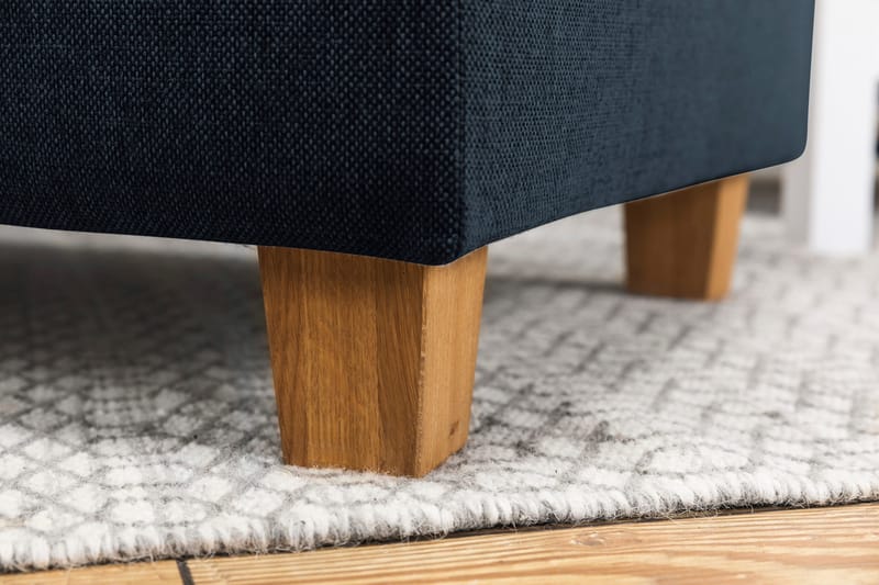 Crazy 4-sits Vändbar L-formad Divansoffa i Tyg - Blå - Möbler - Vardagsrum - Soffor - Divansoffa & schäslong