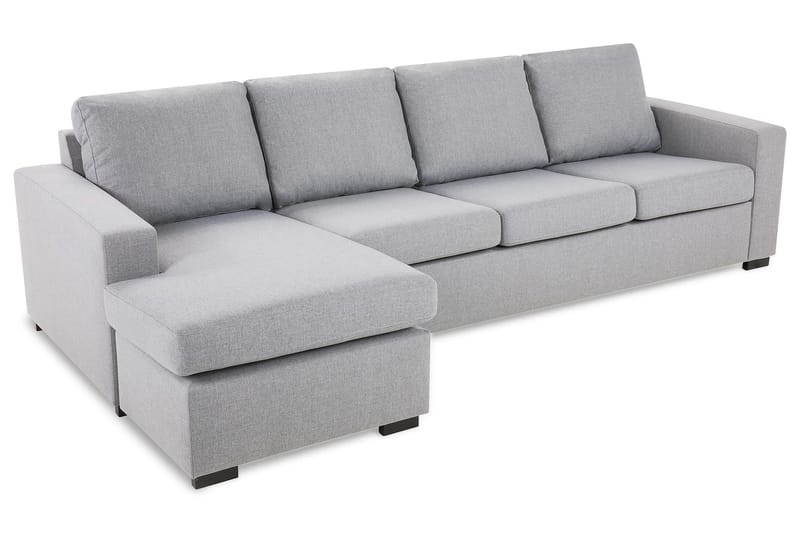 Crazy 4-sits Vändbar L-formad Divansoffa i Tyg - Grå - Möbler - Vardagsrum - Soffor - Divansoffa & schäslong