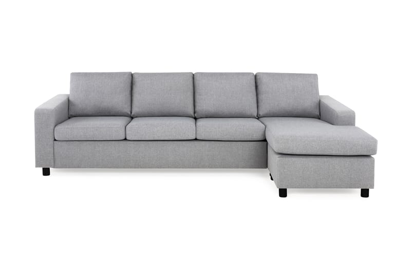 Crazy 4-sits Vändbar L-formad Divansoffa i Tyg - Grå - Möbler - Vardagsrum - Soffor - Divansoffa & schäslong