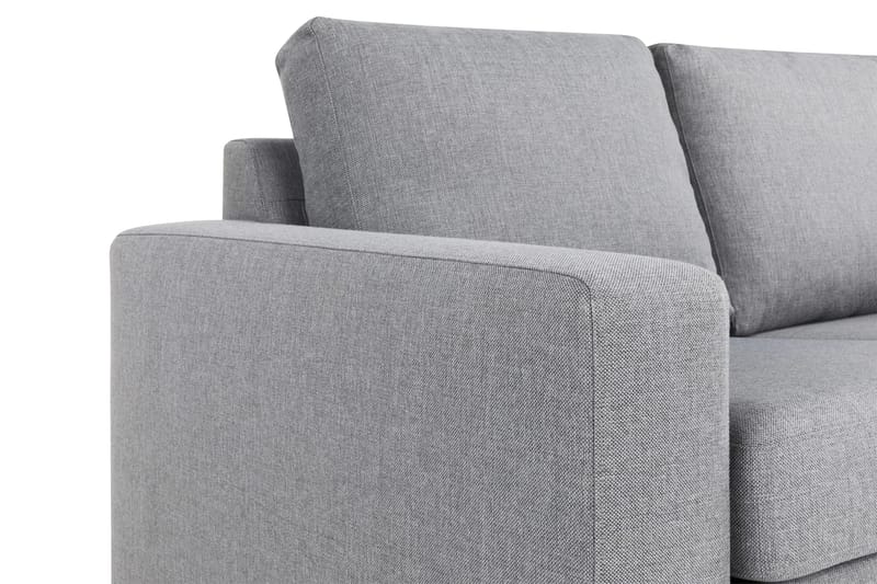 Crazy 4-sits Vändbar L-formad Divansoffa i Tyg - Grå - Möbler - Vardagsrum - Soffor - Divansoffa & schäslong