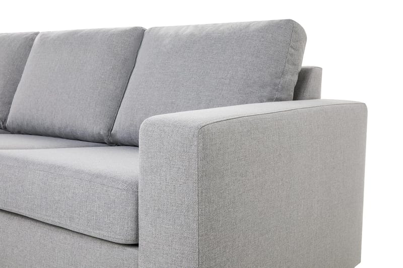 Crazy 4-sits Vändbar L-formad Divansoffa i Tyg - Grå - Möbler - Vardagsrum - Soffor - Divansoffa & schäslong