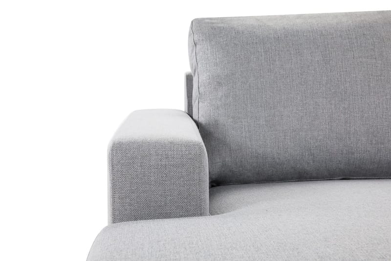 Crazy 4-sits Vändbar L-formad Divansoffa i Tyg - Grå - Möbler - Vardagsrum - Soffor - Divansoffa & schäslong