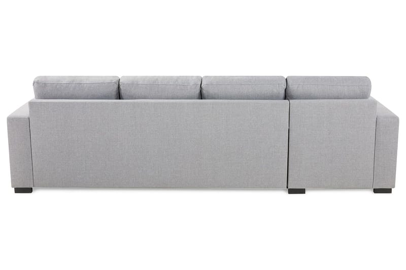 Crazy 4-sits Vändbar L-formad Divansoffa i Tyg - Grå - Möbler - Vardagsrum - Soffor - Divansoffa & schäslong