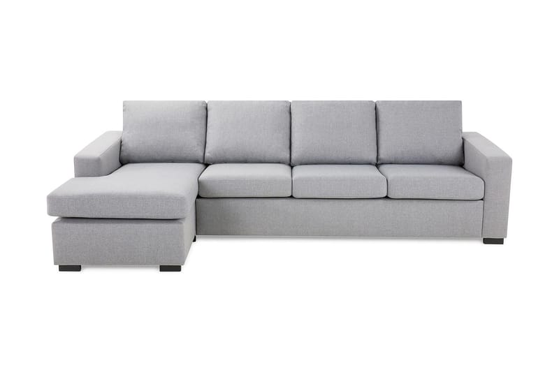 Crazy 4-sits Vändbar L-formad Divansoffa i Tyg - Grå - Möbler - Vardagsrum - Soffor - Divansoffa & schäslong