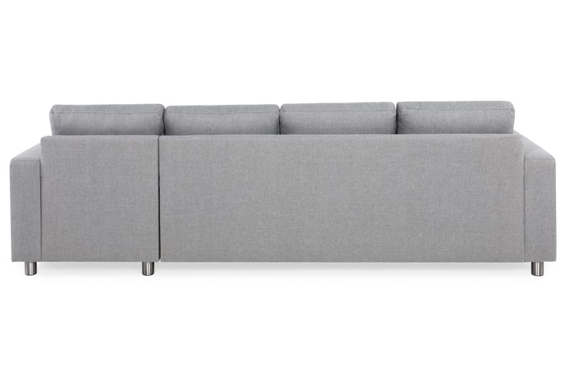 Crazy 4-sits Vändbar L-formad Divansoffa i Tyg - Grå - Möbler - Vardagsrum - Soffor - Divansoffa & schäslong